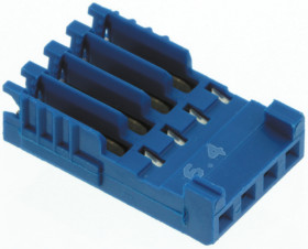 Obudowa złącza 4-pinowe -rzędowe raster: 2.54mm TE Connectivity Żeński Montaż na kablu AMPMODU HE14 Gniazdo Centerline