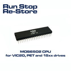 MOS 6502 CPU for the Commodore PET/VIC20/15xx (New Old Stock)