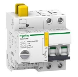 Wyłącznik nadprądowy MCB, Typ B, 2-biegunowy, 40A, 230V, 48V, Schneider Electric, Acti9 Reflex