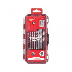 Milwaukee - Wiertła uniwersalne 4-12mm - zestaw 8szt