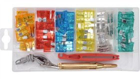 Zestaw 92 Bezpieczników Płytkowych Standowych