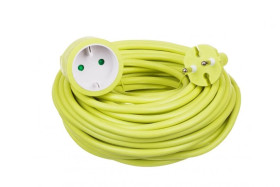 Przedłużacz ogrodowy 10m OWY 2X1,0mm H05VV-F lemon 34972