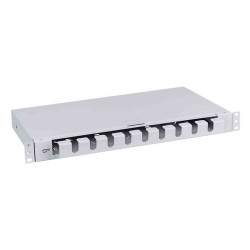 Szuflada zapasu kabla 19" 1U, szara