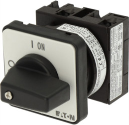 Load-break switch, rotary actuator, 1 pole, 20 A, (W x H x D) 48 x 48 x 76 mm, flush mounting, 067352