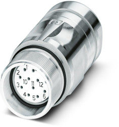 Jack, 12 pole, crimp connection, standard/SPEEDCON locking system, straight, 1244021