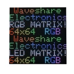 Wyświetlacz matrycowy LED RGB P3 64x64 elastyczny 3 mm - Waveshare 23710