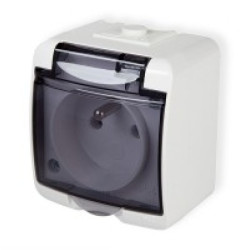 JUNIOR biały Gn.poj. IP54 GHE-1d kl.dymna KARLIK