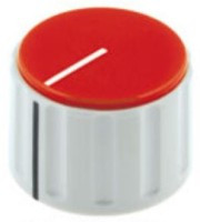 GALKA-RN28-19 Gałka potencjometru obrotowego, średnica 28 mm (na ośkę 6 mm) z tworzywa