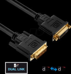 PI4300-050 DVI extension - dual link - PureInstall 5.00m