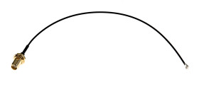 Kabel koncentryczny złącze A SMA złacze B U.FL długość 200mm typ kabla RF Z zakończeniem