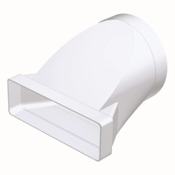 Łącznik przekrojów 220x90/150mm biały 970