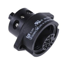 Złącze okrągłe 7-pinowe M3 Panel Wtyk binder Żeńskie IP67 693