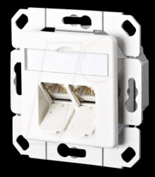 1307381102-I E-DAT C6 2 port UPk pure white RAL9010