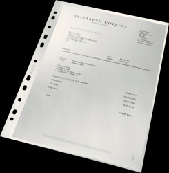 47913003 Plastic wallet, A4, 25 sheets