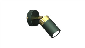 Kinkiet Joker Green/Gold 1Xgu10 Mlp7717 Milagro