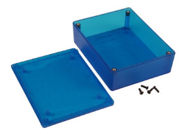 Obudowa ogólnego użytku ABS szerokość zew. 94 mm długość zew. 122 mm wys. zew. 36 mm Hammond IP54