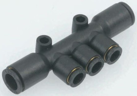 Złączka pneumatyczna Wciskane 6 mm Wciskane 6 mm Legris Adapter teowy do rur