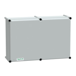 Obudowa Poliester wzmacniany włóknem szklanym szerokość zew. 540 mm wys. zew. 360 mm Schneider Electric IP66 Szary
