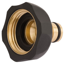 Draper 27697 Brass and Rubber Tap Connector (1")