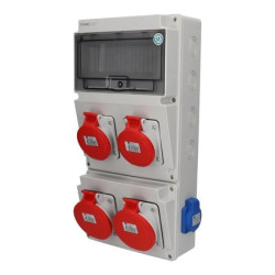 Rozdzielnica 2x5x32A 2x5x16A 2x3x16A INA=32A IP54 SB-108805-S0050-54