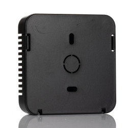 Obudowa ABS szerokość zew. 80 mm długość zew. 80 mm wys. zew. 20 mm Hammond IP30 Czarny