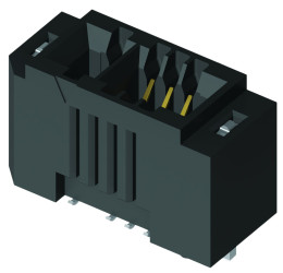 Złacze krawędziowe PCB 10-pinowe, raster 1.27mm 2-rzędowe, 3.5A, Samtec, seria MECF