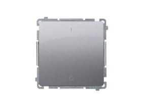 SIMON BASIC Wyłącznik 2-biegunowy (moduł) zaciski śrubowe stal inox BMW2A.01/21 KONTAKT SIMON