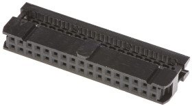 Złącze IDC 34-pinowe 2-rzędowe raster: 2.54mm Żeński Montaż na kablu Amphenol Communications Solutions