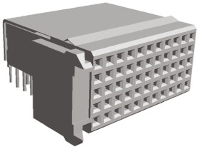 Złącze typu Backplane Z-PACK HM Series 2mm Pitch 55-pinowe 5-rzędowe Żeński, Lutowane Terminal, 1.5A Przewlekany TE