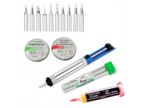 Groty lutownicze 900M Odsysacz cyny Flux Cyna Kalafonia Pasta