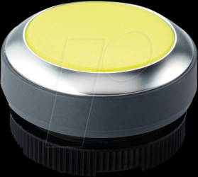 1.30.270.021/2400 FS+ 22 - push-button - metal, yellow, can be illuminated
