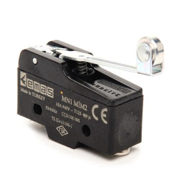 Wyłącznik krańcowy miniaturowy, 1CO, dźwignia średnia z rolką metalową, T0-MN1MIM2