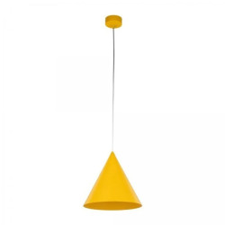Lampa wisząca żółta CONO E27 klosz ze stali lakierowanej 10066 TK Lighting