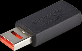 USBSCHAAMF Data Blocker USB-A -&gt; USB-A, Black