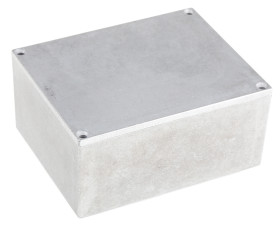 Obudowa Aluminium odlewane szerokość zew. 94 mm długość zew. 119 mm wys. zew. 57 mm Hammond IP54 Naturalny