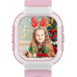 SmartWatch dla dzieci ZOSKVEE KW2 różowy