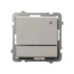 SONATA Łącznik krzyżowy z podświetleniem niebieskim kaszmir ŁP-4RS/m/82