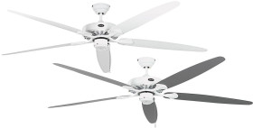 CasaFan CLASSIC ROYAL 180 WE Wentylator sufitowy 61 W (Ø x W) 180 cm x 275 mm biały tryb zimowy, wymienne łopatki