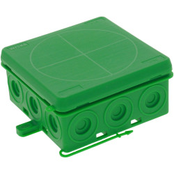 Wiska 10109593 Junction box (L x W x H) 86 x 86 x 41 mm Green IP55