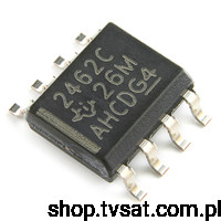 TLV2462CDGK Dual R-R In-Out OP Amplifier SMD-SSOP8 TI