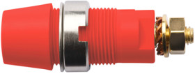 4 mm socket, screw connection, mounting Ø 12.2 mm, CAT III, red, SAB 6922 AU / RT