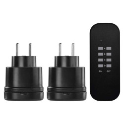 Gniazdo ster.pilotem P0067 2gnIP bezprzewodowe IP44