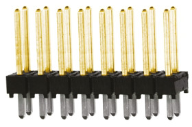Złącze szpilkowe 16-pinowe TSW raster: 2.54 mm Prosty 2-rzędowe Samtec Otwór przelotowy 550 V Bez osłony