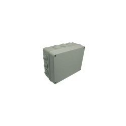 Puszka natynkowa hermetyczna IP55 305x244x126 szara z dławicami Industrial 2721-02 Elektro-Plast