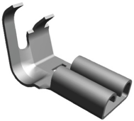 Konektor płaski Żeński 4.75 x 0.51mm długość 13.46mm Izolacja: Nieizolowane Cyna