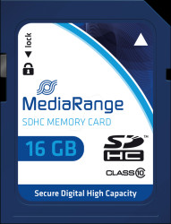 MR963 SDHC-Card 16GB - MediaRange Class 10