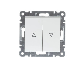 Lumina Przycisk żaluzjowy biały WL0320