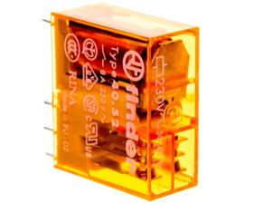 Przekaźnik miniaturowy 2P 8A 230V AC AgNi 40.52.8.230.0000