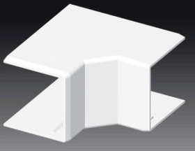 Narożnik wewnętrzny kanału LHD biały 40x40 8645