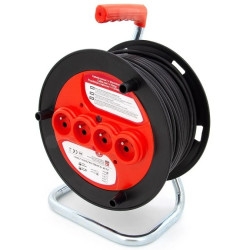 Przedłużacz budowlany bębnowy IP20 H05RR-F 3*1,5 40M 1OWR440